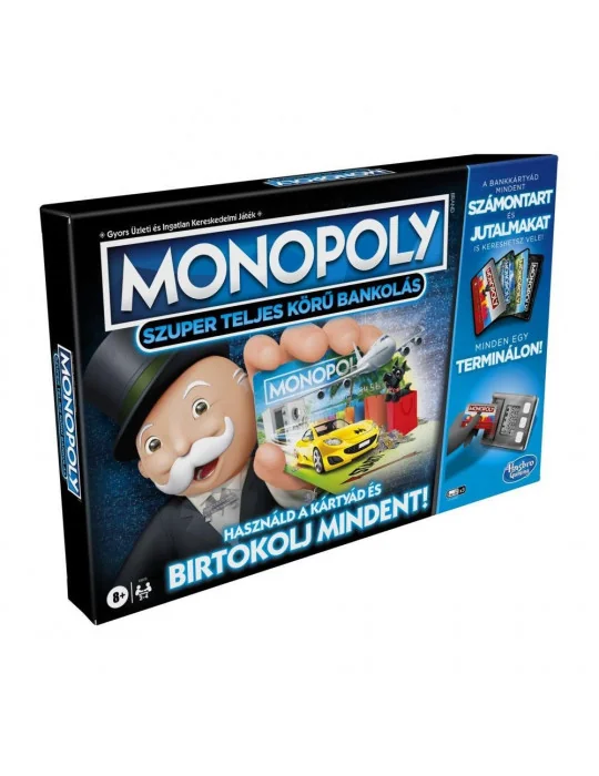 Hasbro E8978 Monopoly Super Electronic Banking társasjáték