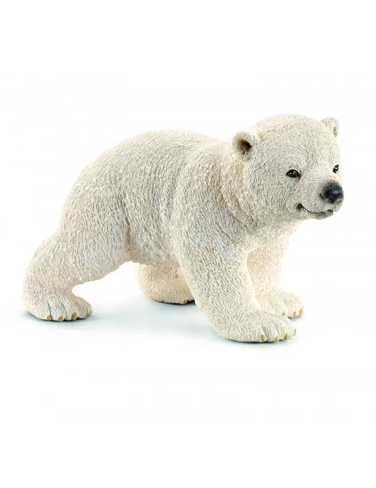 Schleich 14708 divoké zvieratko medveď bielý mláďa 