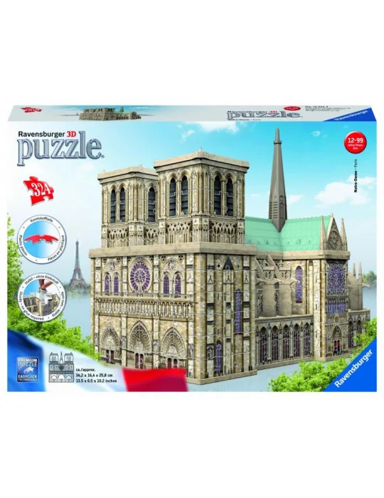 Ravensburger 3D 12523 - Puzzle 3D Notre Dame 216 dielikov