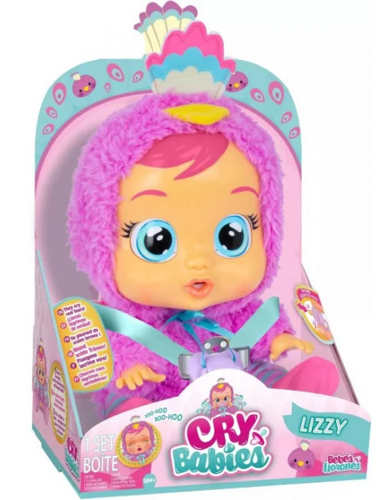 Tm toys IMC091665 Bábika Cry Babies Lizzy
