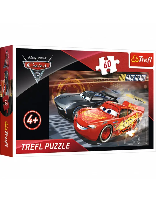 Trefl 17297 Puzzle 60 dielov Cars 3 Závod 