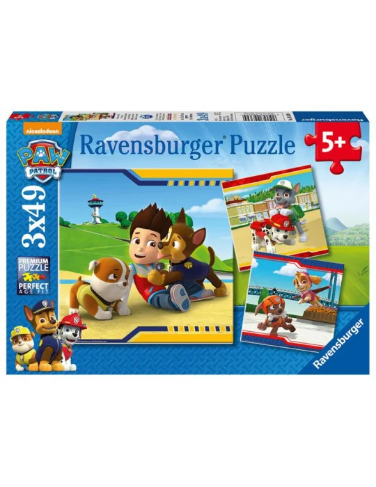 Ravensburger 09369 Puzzle 3x49 dielov Paw Patrol - Labková Patrola