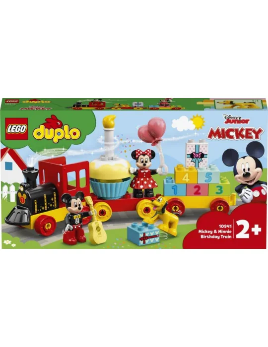 LEGO 10941 DUPLO Narodeninový vláčik Mickeyho a Minnie