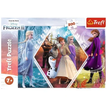 Trefl 13249 Puzzle 200 dielov Frozen 2 - Ľadové kráľovstvo 2 