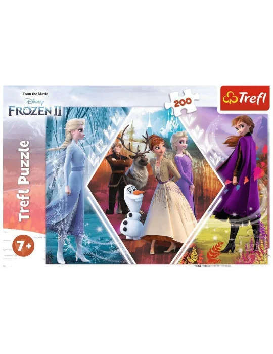 Trefl 13249 Puzzle 200 dielov Frozen 2 - Ľadové kráľovstvo 2 