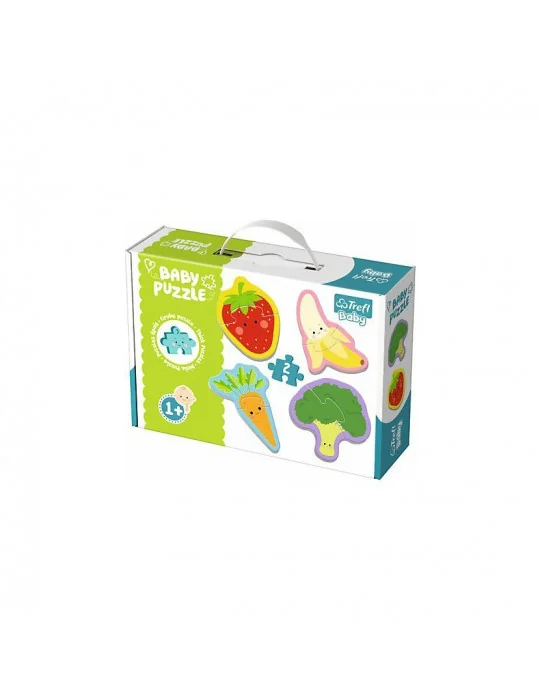 Trefl 36076 Baby puzzle 4v1 Ovocie a zelenina