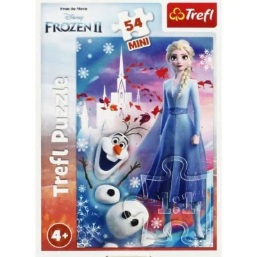 Trefl 19640 Puzzle Mini 54 dielov Frozen 2 - Elsa s Olafom