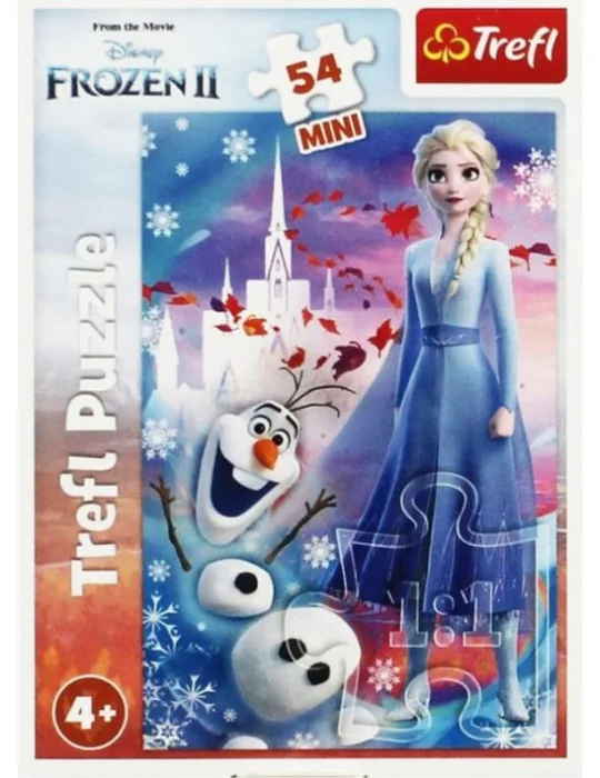 Trefl 19640 Puzzle Mini 54 dielov Frozen 2 - Elsa s Olafom