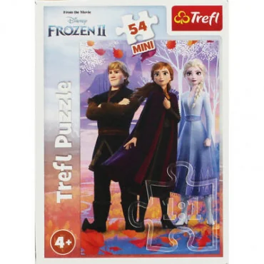 Trefl 19637 Puzzle Mini 54 dielov Frozen 2 - Anna, Elsa a Kristoff
