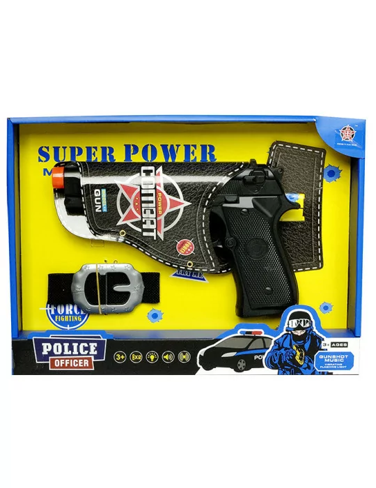 Mac toys Policajná pištoľ s opaskom