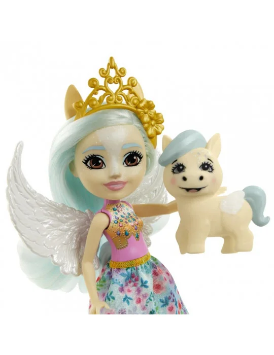 Mattel FNH22-GYJ03 Enchantimals bábika Paolina Pegasus a Wingley