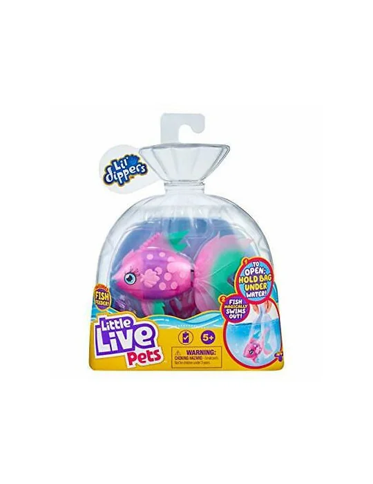 Little Live Pets Plávajúca rybka ružovo - zelená s bodkami