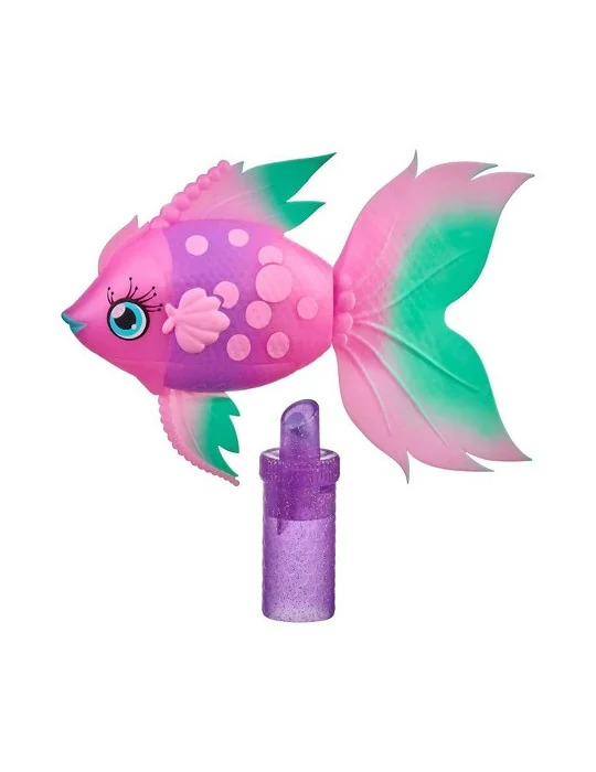Little Live Pets Plávajúca rybka ružovo - zelená s bodkami
