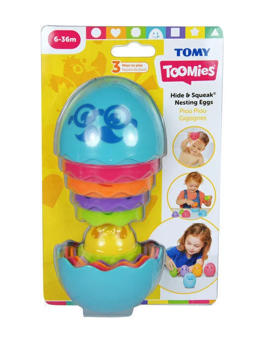 Tomy E73080 Toomies Vajíčka matriošky modré 
