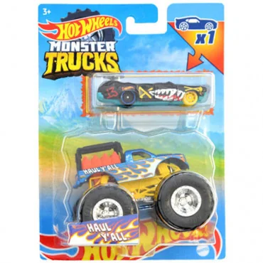 Mattel GRH81 Hot Wheels® Monster Trucks v mierke 1:64 s angličákom Haul Y´All