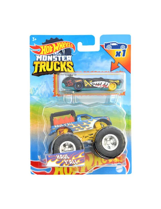 Mattel GRH81 Hot Wheels® Monster Trucks v mierke 1:64 s angličákom Haul Y´All