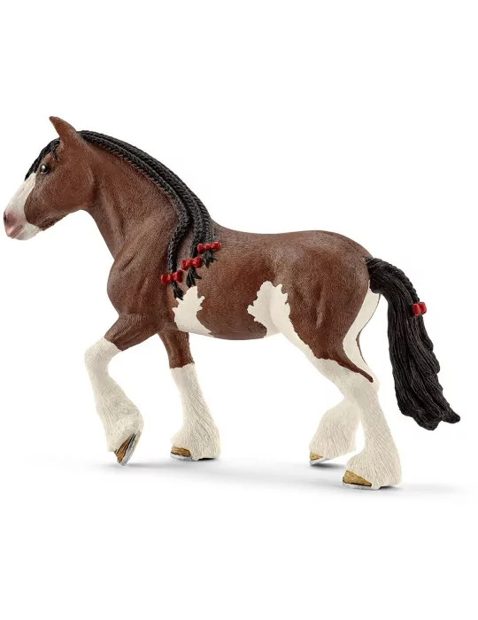 Schleich 13809 domáce zvieratko Clydesdalský kôň kobyla