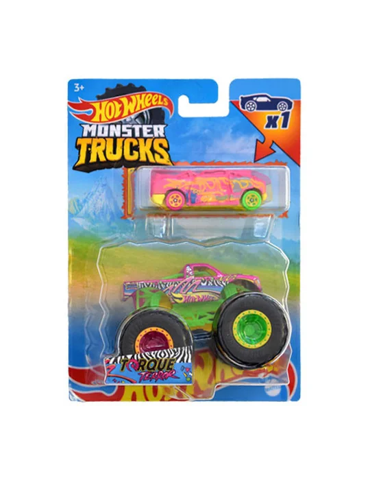 Mattel GRH81 Hot Wheels® Monster Trucks v mierke 1:64 s angličákom Torque Terror