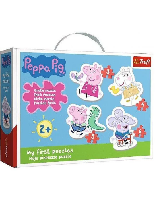 Trefl 36086 Baby puzzle 4v1 Peppa Pig prasiatko