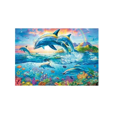 Trefl 26162 Puzzle 1500 dielov Rodina delfínov