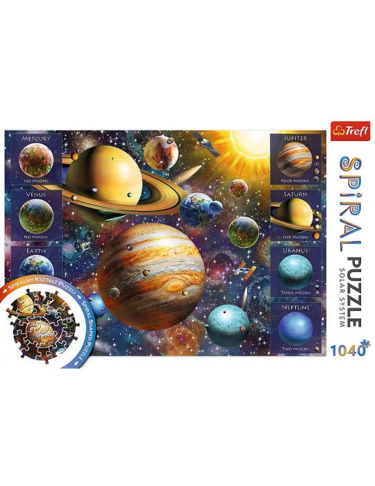 Trefl 40013 Puzzle Spiral 1040 dielov Slnečná sústava