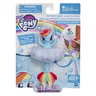 Hasbro E5108 My Little Pony svietiaci poník do vody Rainbow Dash