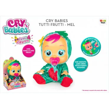 Tm toys IMC093805 Cry babies magic tears Interaktívna bábika Magické slzy TUTTI FRUTTI - MEL