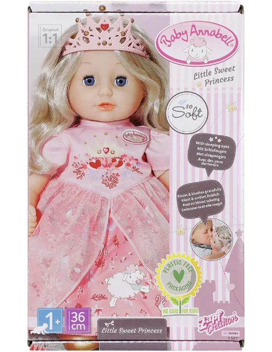 Zapf creation 703984 Baby Annabell Little Sweet Princezná bábika 36 cm