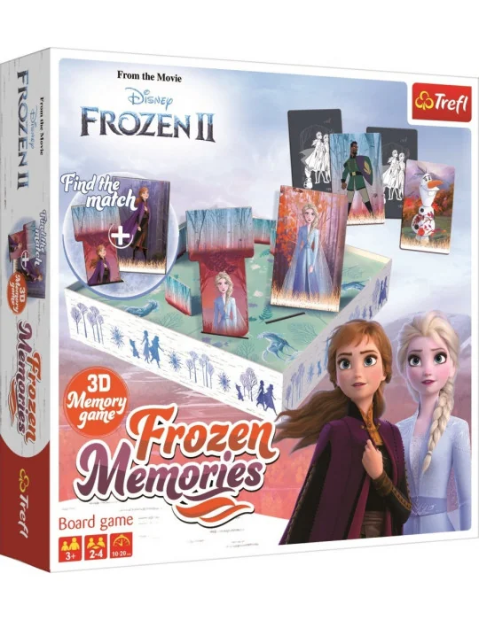 Trefl 01753 Spoločenská hra 3D Frozen II Memories