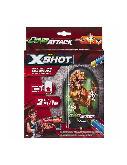 X-shot Dino attack - Felfújható célpont