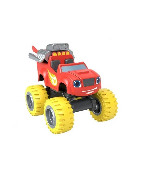 Mattel CGF20-GWX77 Nickelodeon Blaze a Superautíčka Monster Engine Blaze metallic pretekárske auto