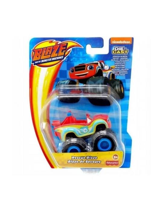 Mattel CGF20-GYC98 Nickelodeon Blaze a Superautíčka Rescue Blaze metallic pretekárske auto