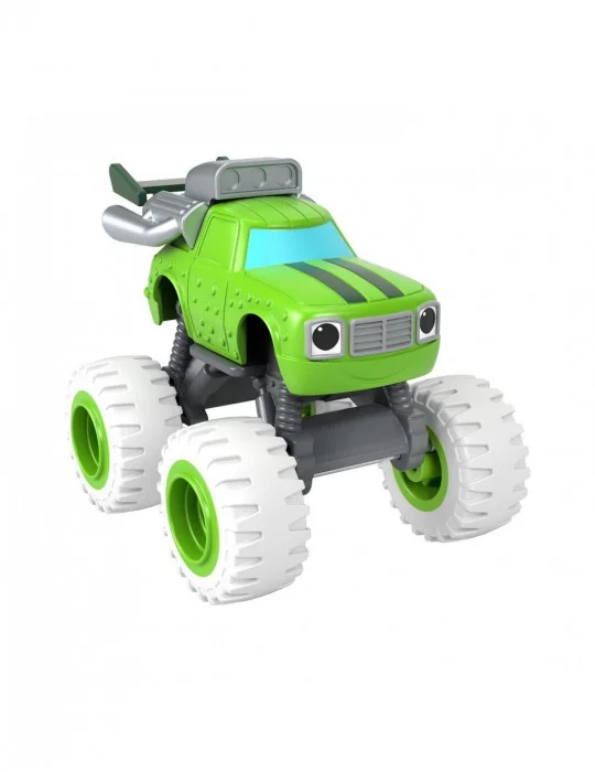 Mattel CGF20-GWX81 Nickelodeon Blaze a Superautíčka Monster Engine Pickle metallic pretekárske auto