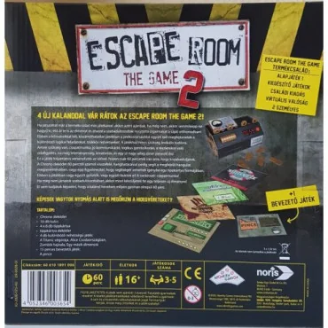 NOris Escape Room: The Game 2.0 szabadulós társasjáték