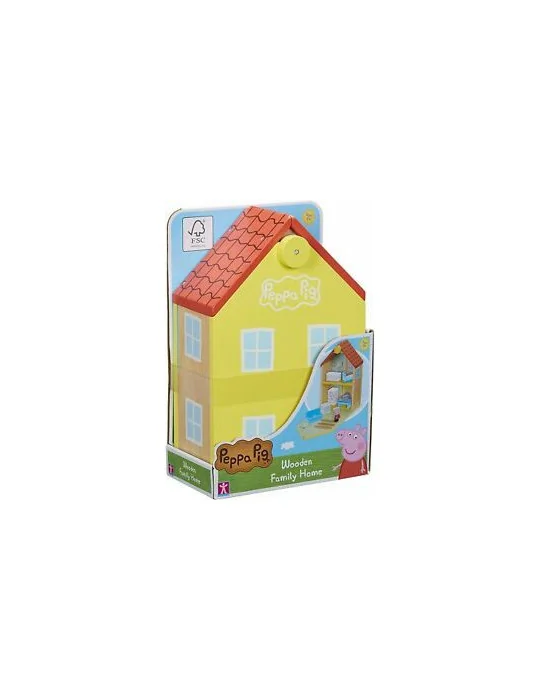 Peppa Pig - Drevený domček s figúrkou