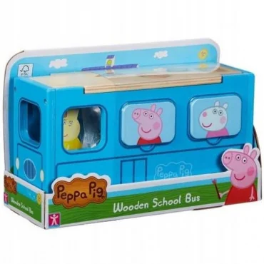 Peppa Pig 07222 Drevený školský autobus