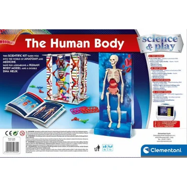 Clementoni 50332 Detské laboratórium - ľudské telo