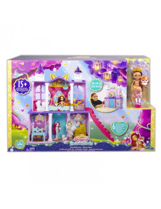 Mattel GYJ17 Enchantimals Kráľovský zámok kolekcia Royal herný set 