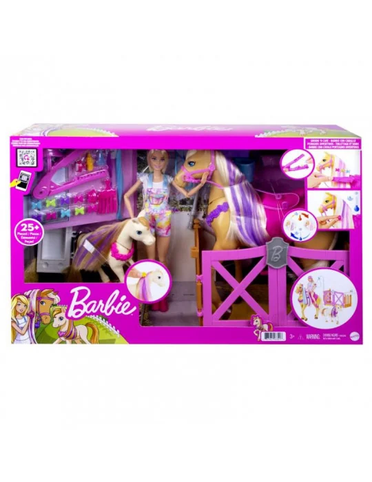 Mattel GXV77 Barbie Rozkošný koník s doplnkami