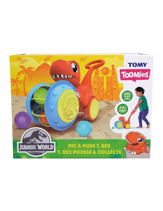 Tomy E73254 Toomies Jurassic World T-Rex chodítko