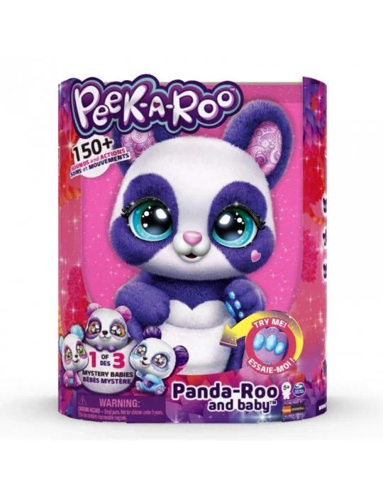 Spin master 6060420 Peek a Roo Interaktávne zvieratko Panda