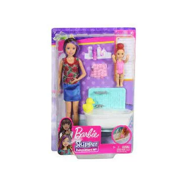 Mattel FXH05 Barbie pestúnka herný set s vaňou