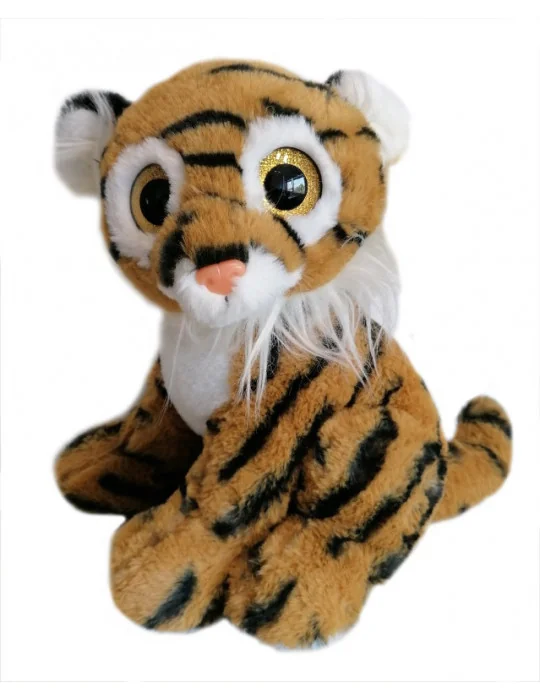 Mac toys Plyšový tiger hnedý 30 cm