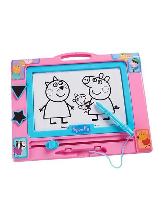 Peppa Pig Magnetická tabuľa na kreslenie so šablónami