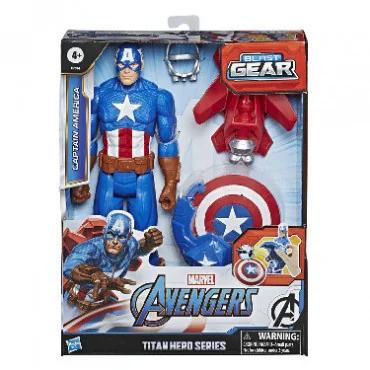 Hasbro E7374 Avengers figúrka Capitan America s Power FX príslušenstvom