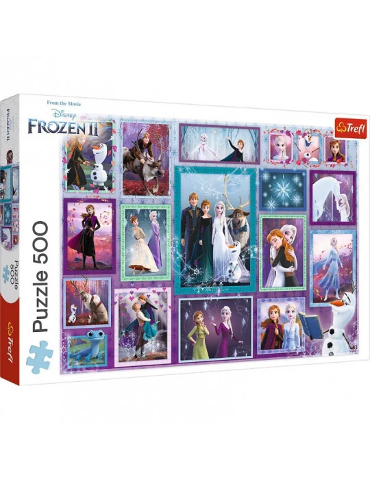 Trefl 37392 Puzzle 500 dielov Frozen 2 - Ľadové kráľovstvo