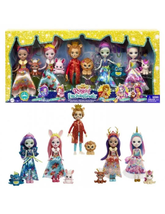 Mattel GYN58 Enchantimals Kolekcia Royal bábik a ich zvieratiek