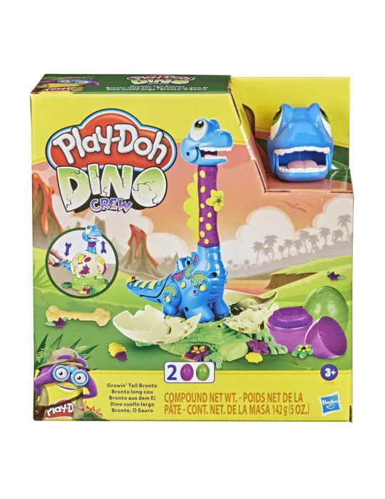Hasbro F1503 Play-Doh Rastúci Brontík