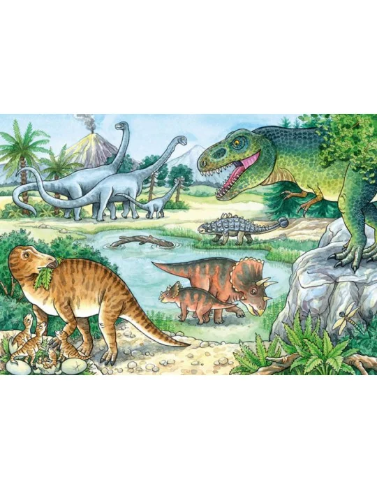 Ravensburger 05128 Puzzle 2x24 dielikov Dinosaury 