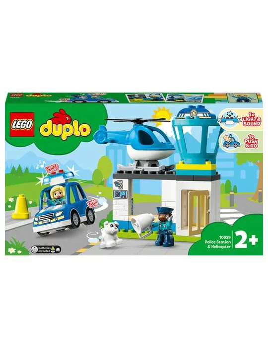 LEGO 10959 DUPLO Policajná stanica a vrtuľník